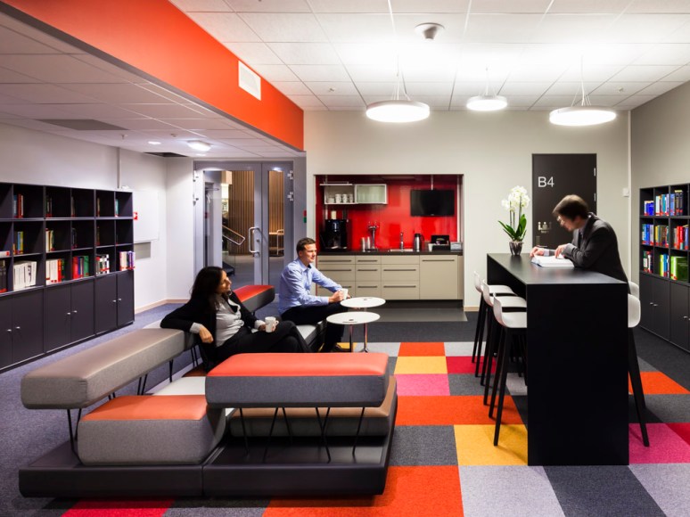 Why not go bold with colour usage, after all even accountants need stimulation!