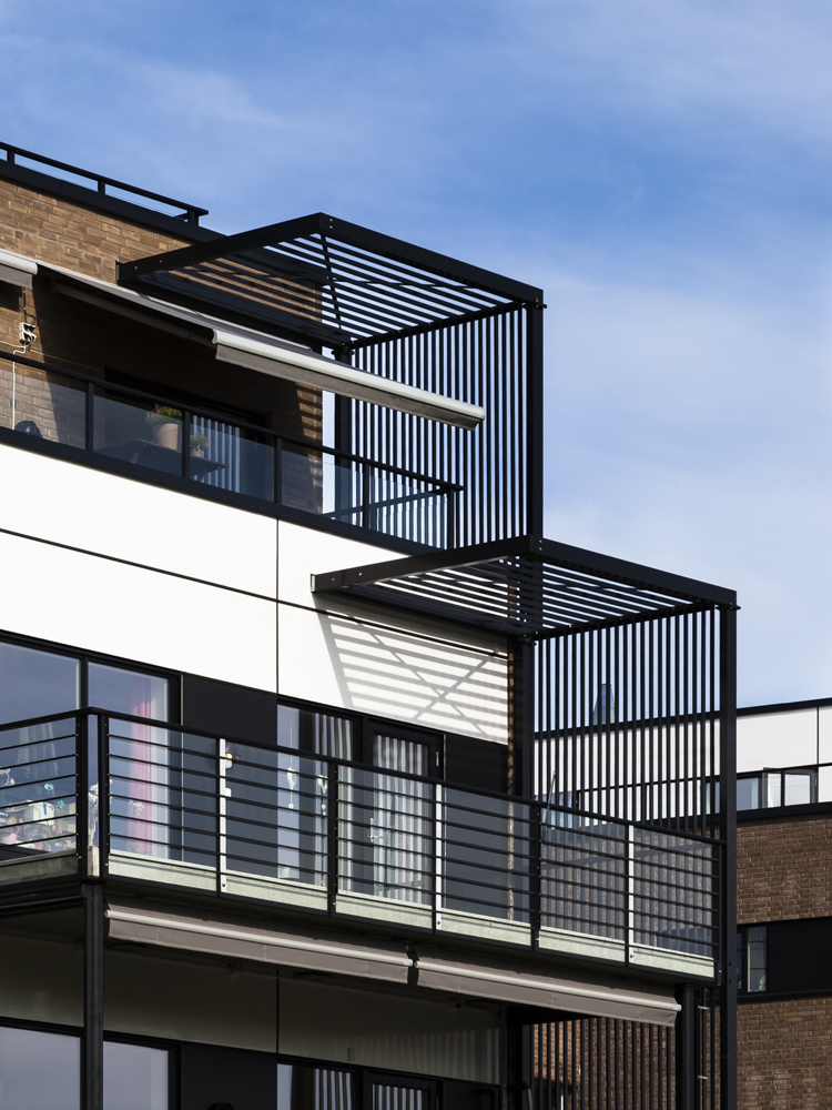 Unusual terrace design