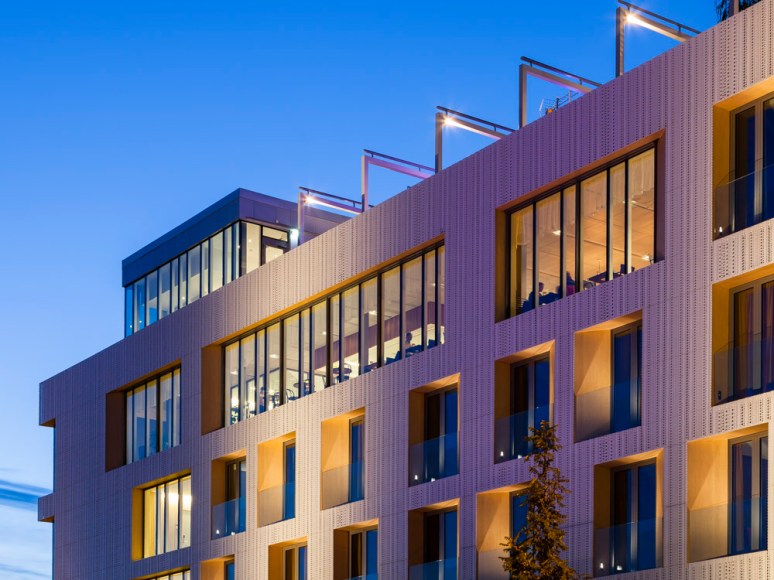 Detail of Hotel Von Kraemer Restaurant, Uppsala, Sweden designed by Link Arkitektur.