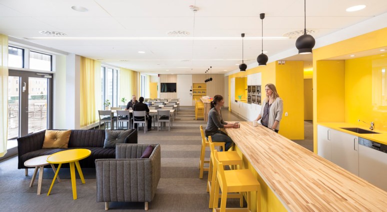 Skandion Klinikken Administration department, Uppsala, Sweden designed by Link Arkitektur.