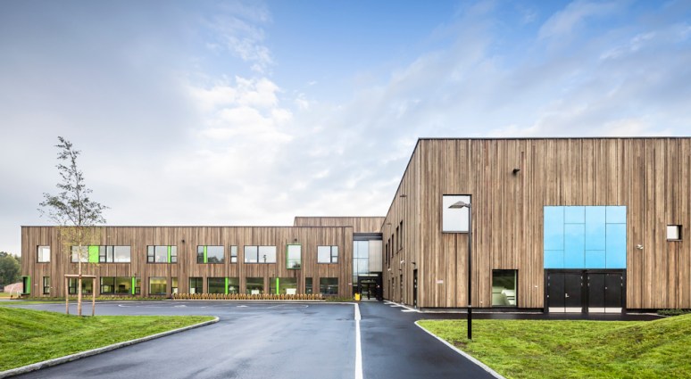 Overview of Veitvet Skole designed by Link Arkitektur, Oslo, Norway.